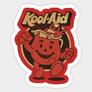 Vintage kool aid man Cracked Sticker
